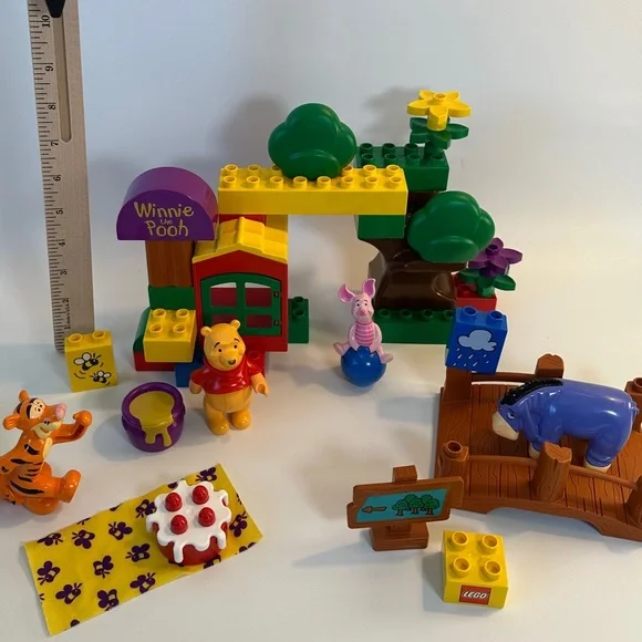 VTG LEGO 2987 - Duplo: Winnie The Pooh - The Hundred Acre Wood - 1999 - NO BOX‎